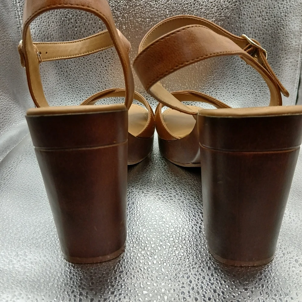 American Rag Brown Heeled Sandals Women's Size 11